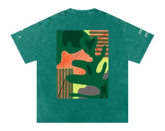 Inner Peace - Snow Washed Oversized Cotton T-Shirt | SimplyTris®
