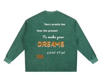 Dreams - Mineral Wash Waffle Oversized T-Shirt | SimplyTris®