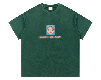 Don't Be Shy | Mineral Wash Waffle Knit T-Shirt