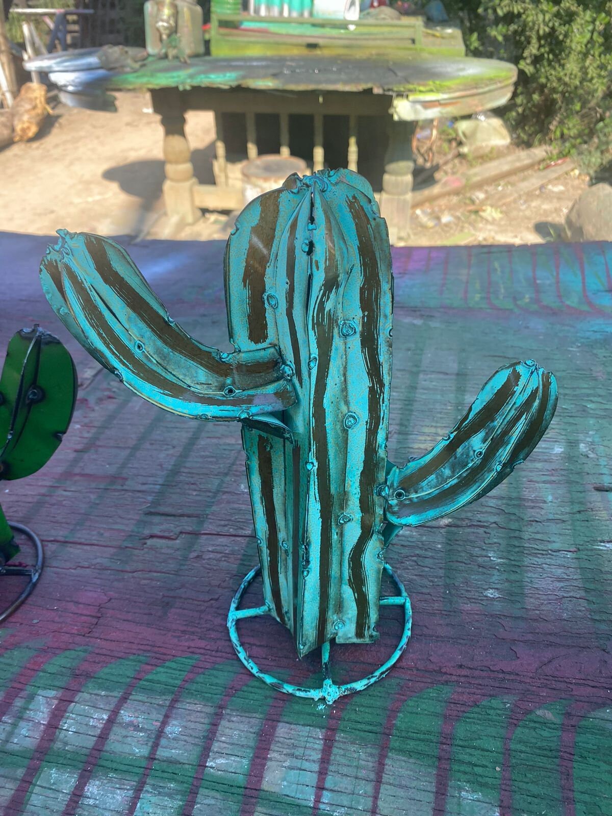 Metal Cactus Decor 