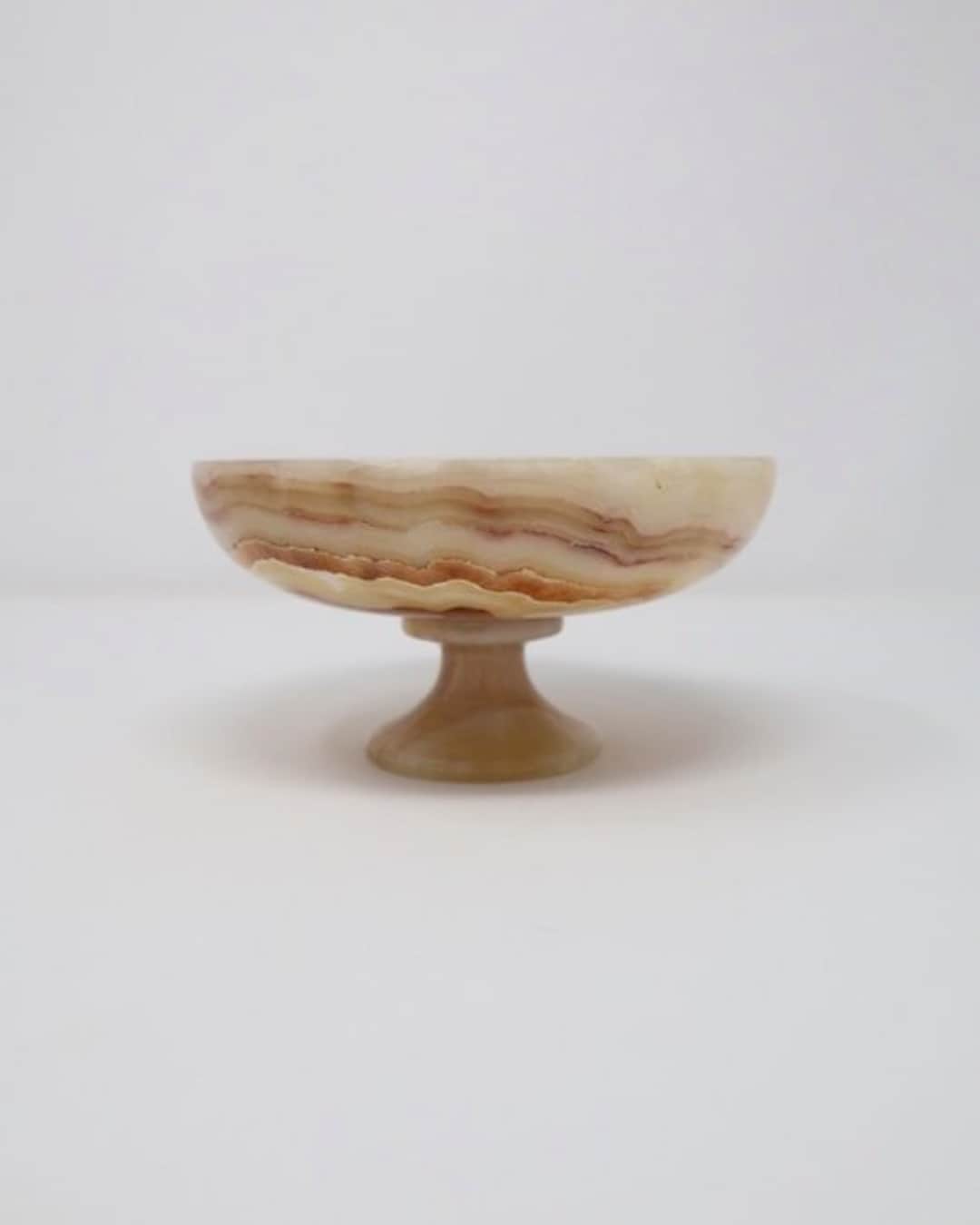Onyx Marble Pedestal Dish Etsy