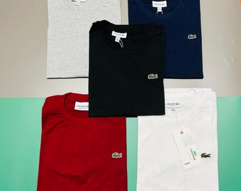 MENS LACOSTE Round neck Short Sleeve T Shirt