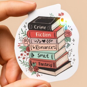 magnetisches Lesezeichen Büchergenre | Lesezeichen Bücherstapel | Booklover | Geschenk für Leseratten | Geschenk für Buchliebhaber:innen