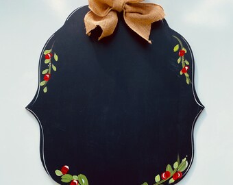 Handmade Door Hanger, Holiday Door Hanger, Welcome sign