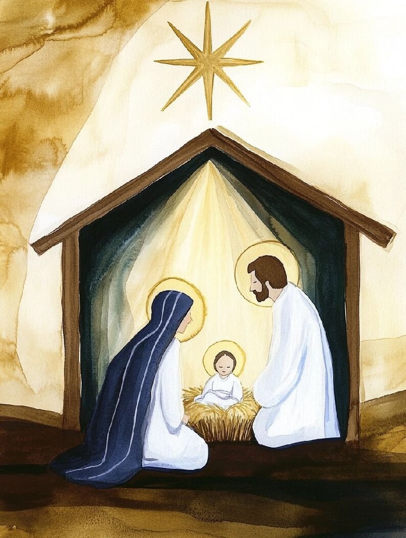 4 One of a Kind Nativity Digital Images - Etsy