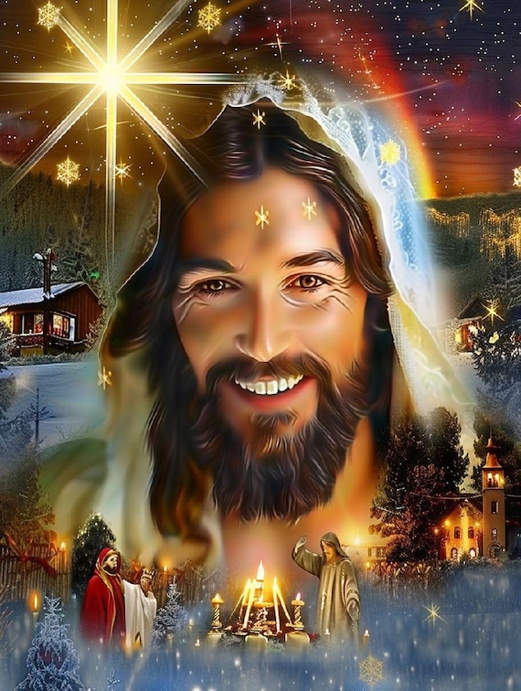 The Reason for the Season - 4 Digital Images of Jesus Christ at