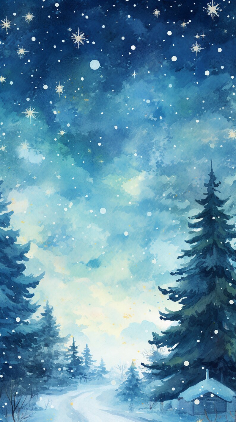 4 Christmas Phone Wallpaper Digital Images!