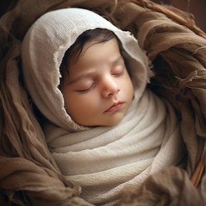 A Child Is Born - Digital images of Baby Jesus