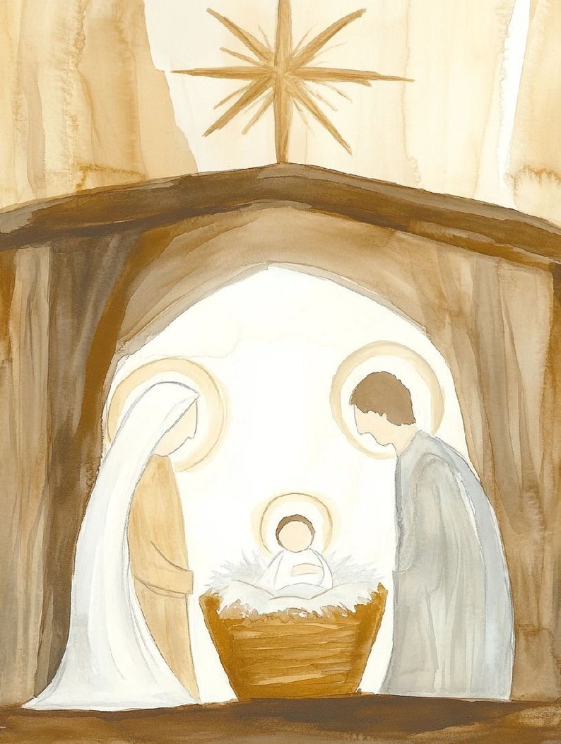 4 One of a Kind Nativity Digital Images - Etsy