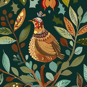 Una pernice su un pero! 4 immagini digitali di questo preferito di Natale. Arte murale, artigianato, biglietti