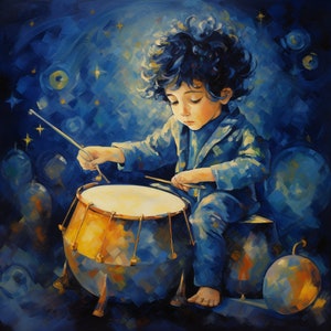 10 digitale afbeeldingen van Little Drummer Boy!