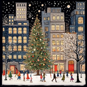 4 immagini digitali di Natale a New York!