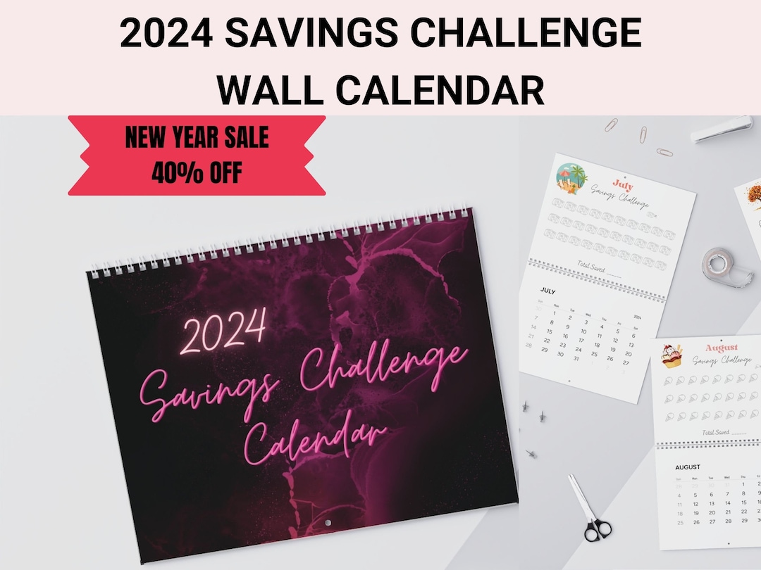 Défi dépargne du calendrier 2024, Défi déconomie du calendrier mural