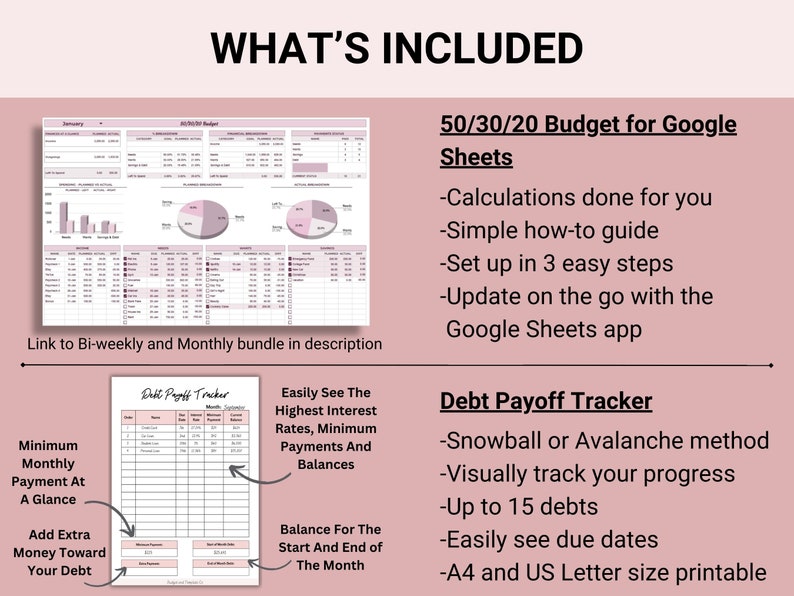 Ultimate 2024 Budget Planner, 503020 Budget Planner Google Sheets and