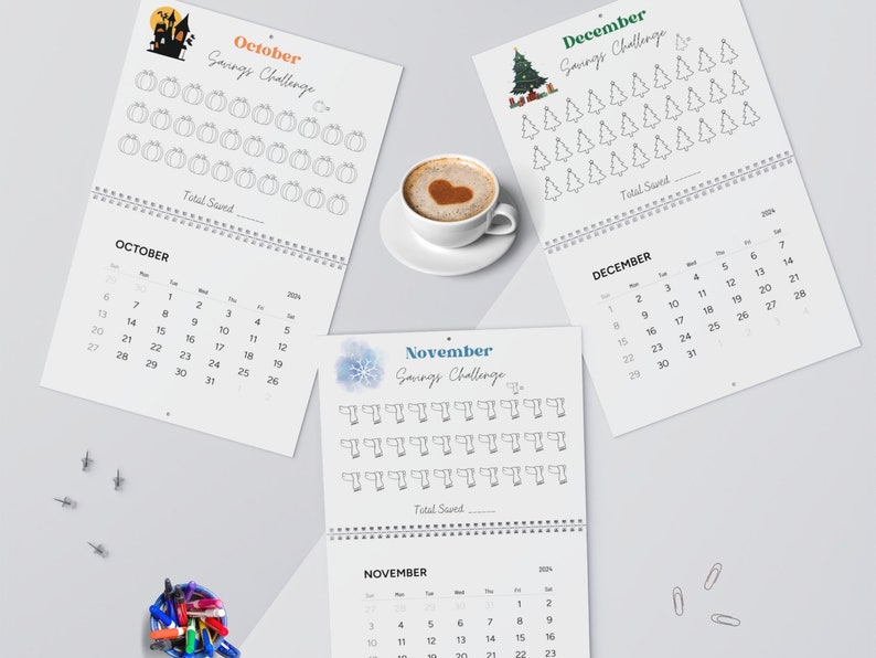 2024 Calendar Savings Challenge, 2024 Wall Calendar Saving Challenge