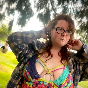 chained up crochet top PDF ONLY