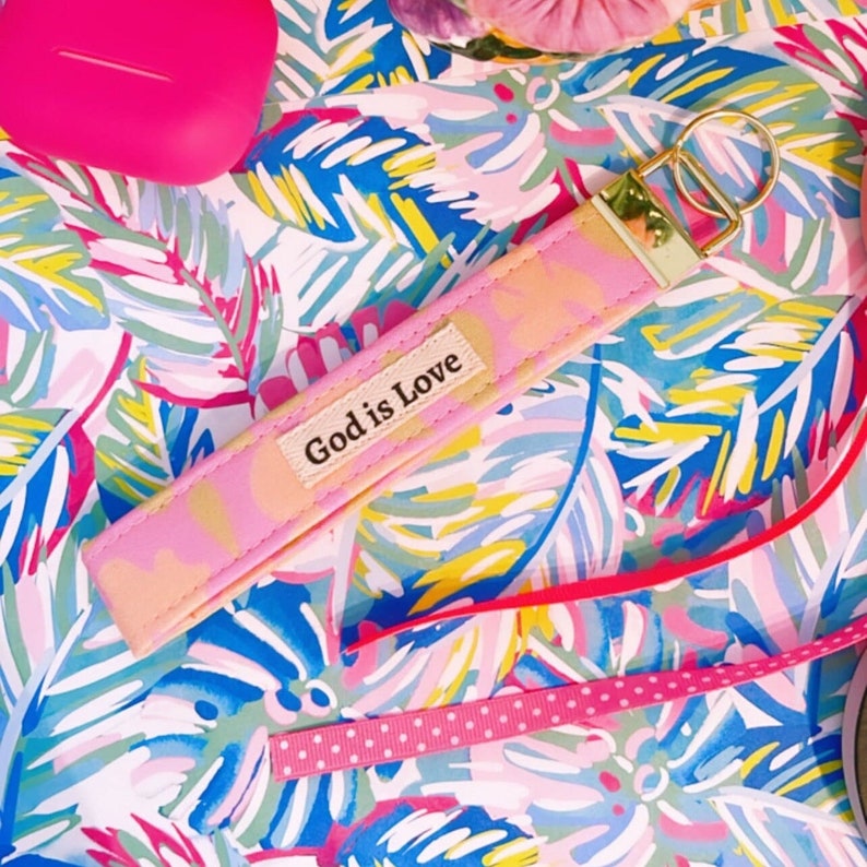 Christian Wristlet Keychain. Etsy