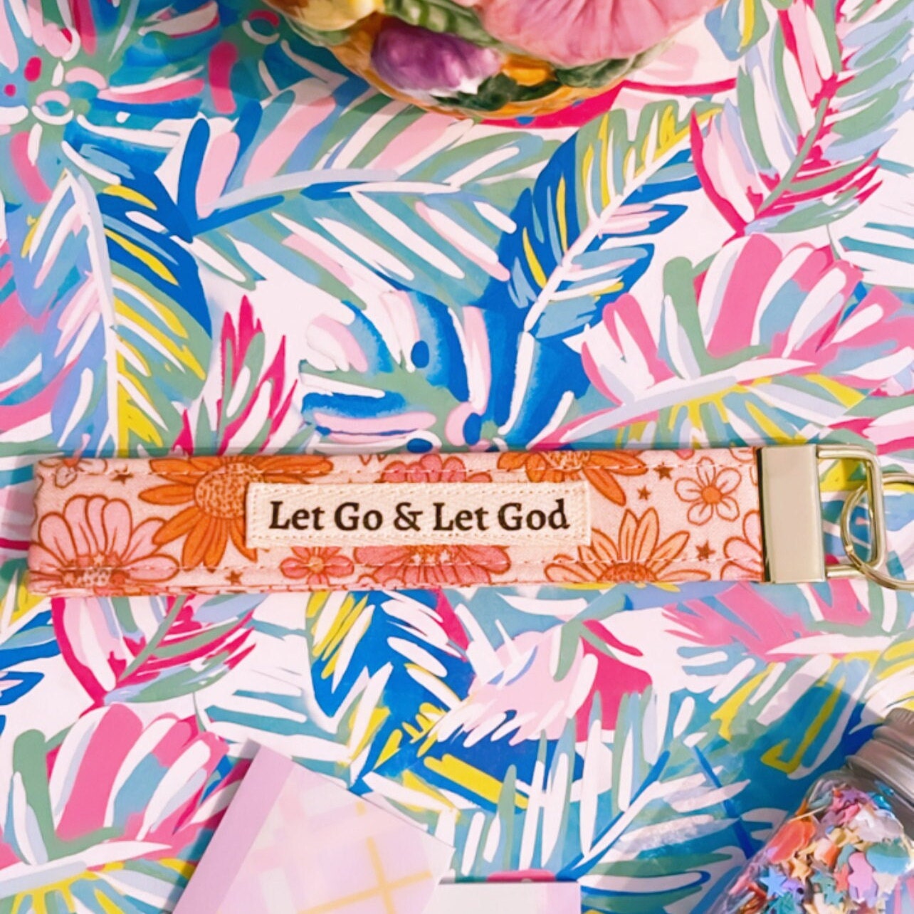 Christian Wristlet Keychain. Etsy