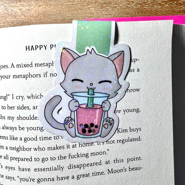 Cat Magnetic Bookmark | Bookish Gift | Planner Clip | Magnetic Bookmark for Readers | Handmade | Book Accessory