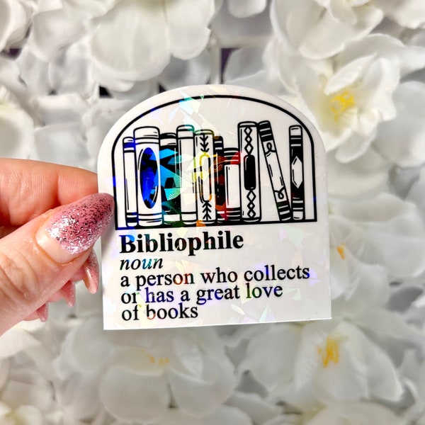 Bibliophile Sticker | Water Resistant | Perfect for Book Lovers