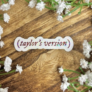 Taylor’s Version Sticker | Stickers for Kindle | Stickers for Bottle | Water Resistant
