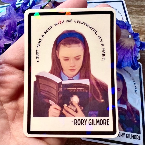 Gilmore Girls Sticker | Stickers for Kindle | Stickers for Bottle | Water Resistant | Rory Gilmore