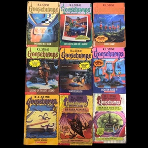 Goosebumps vintage books. Choose your favorite! 90's R.L. Stine. Scholastic (Read carefully please.)