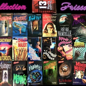 Rare! Frissons 90s Collection! Cult books! In good condition. Heritage editions.
