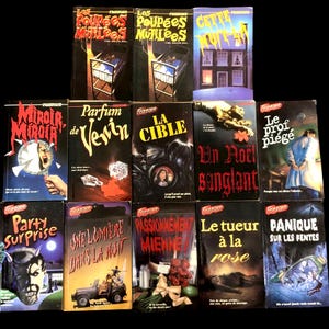 Rare! Frissons 90s Collection! Cult books! In good condition. Heritage editions.