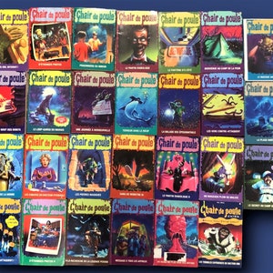 Libros de culto La piel de gallina. RL Stine. Ediciones Patrimonio. Década de 1990.