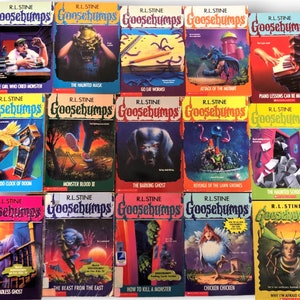 Goosebumps vintage books. Choose yours and complete your collection. 90's R.L. Stine. Read description!