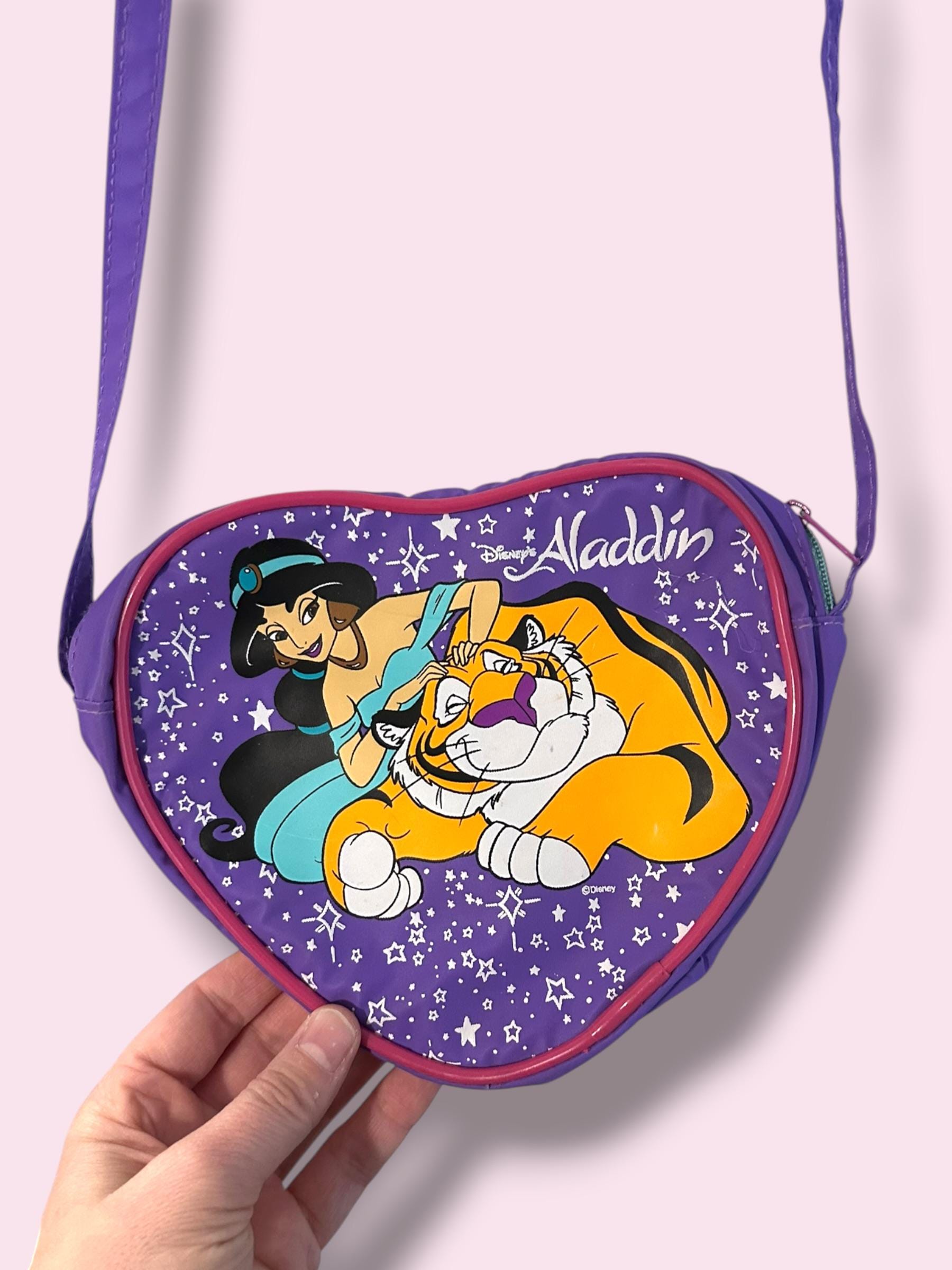 Vintage 90's Disney Aladdin Vintage Purse Small Cutie Bag for Kids