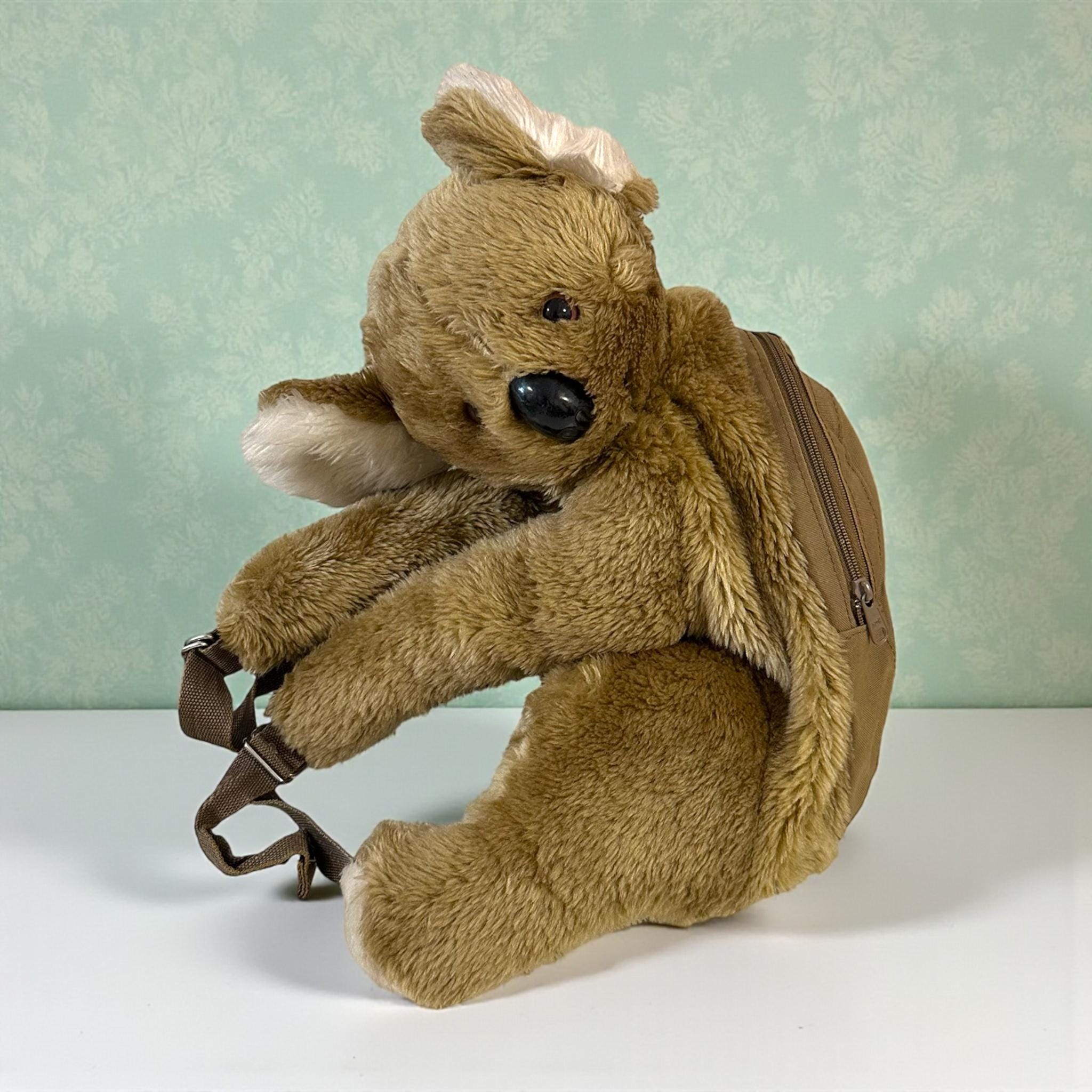 Vintage teddy bear backpack - Etsy 日本