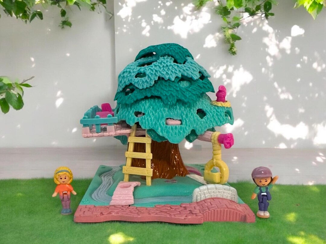 Maison Arbre Polly Pocket Bluebird Polyville 1994 – Complète – Occasion