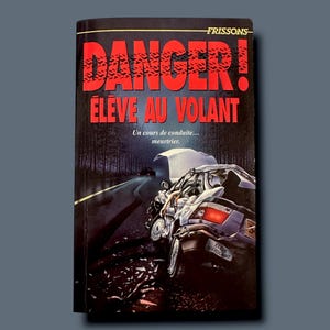 Book Shivers #51 Danger! Student at the Wheel by Peter Lerangis. Heritage Editions 1995. Children's book from the 90s. Please read the description.