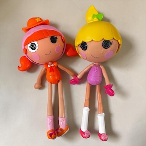 Retired MGA Lot of 2 Lalaloopsy Workshop Mix ‘N’ Match Dolls Lot - Assorted Parts