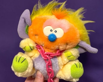 Vintage 1985 My Pet Monster Plush Amtoy 24in Big Original No Cuffs