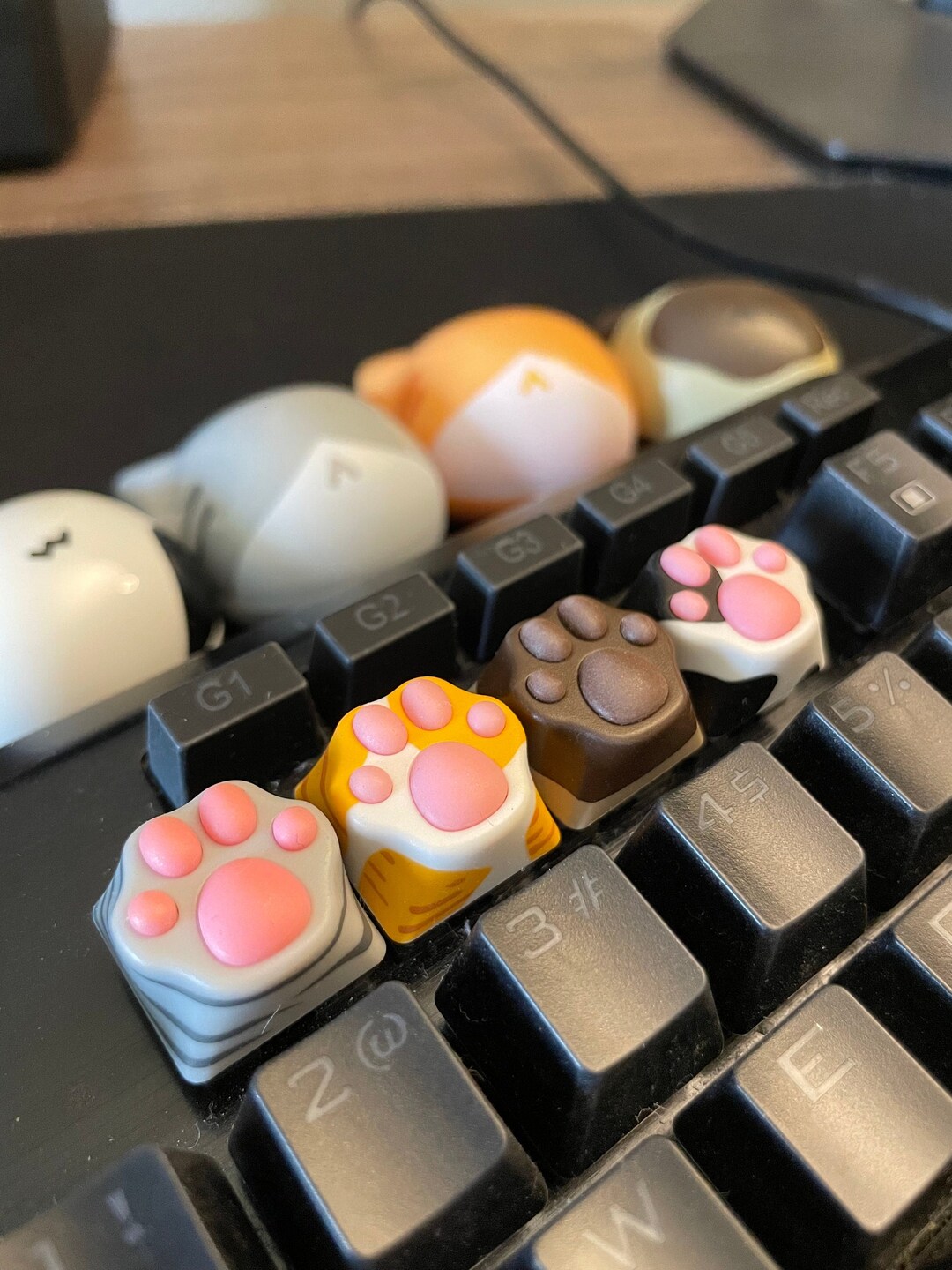 Cat Paw Keycap Artisan Keycap Cute Keycap Handmade Keycap Etsy