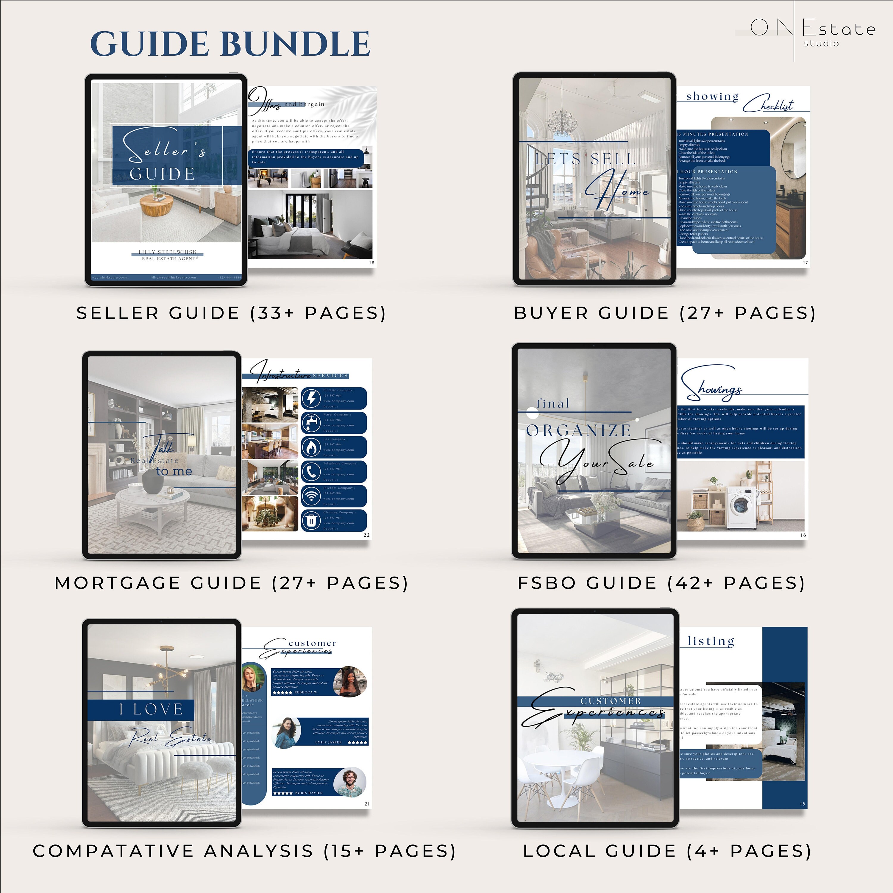 Navy Blue Real Estate Social Media Canva Template, 15000 Realtor ...