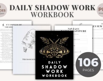 Daily Shadow Work Journal | Inner Healing + Emotional Wellness Prompts for Women | Printable PDF Workbook