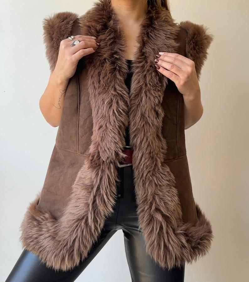 Teddy Gilet - Etsy