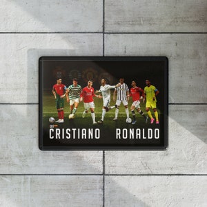 Cristiano all teams poster jpg, Ronaldo all teams digital product, CR7 wall decoration printable poster png image 5