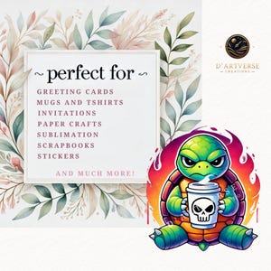 Grumpy Coffee Turtle Animal Clipart Cute Sea Animals PNG Grumpy Animal ...