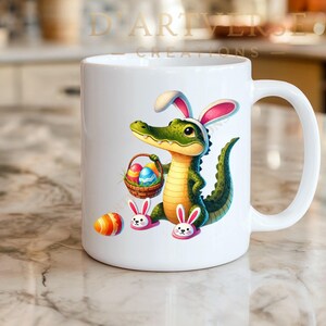 Lustige Krokodil Ostern Clipart Png niedlich Afrika Tiere Kunst Safari Aquarell Cartoon Alligator Digitaler Download Shirt Design Papier Handwerk Becher Bild 7