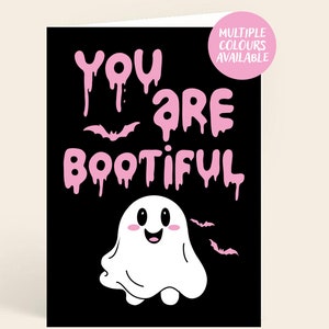 Halloween - Carte Vous êtes bootiful