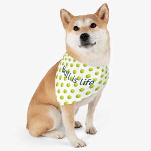 Ball is Life Pet Bandana Collar