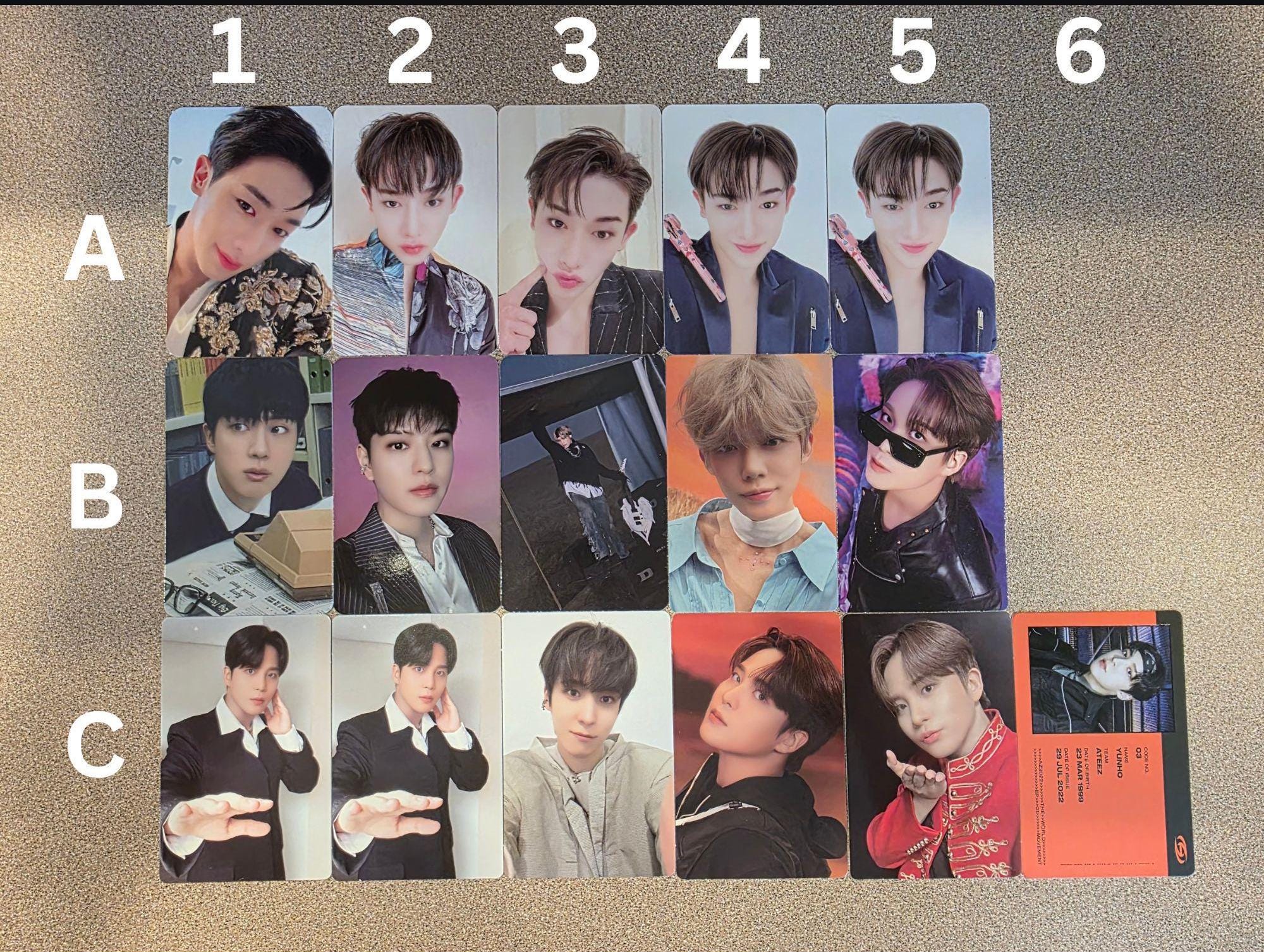 【TXT】PHOTO CARD 10SET Brand name kaizukichin 92 pieces of TxT new album SWEET