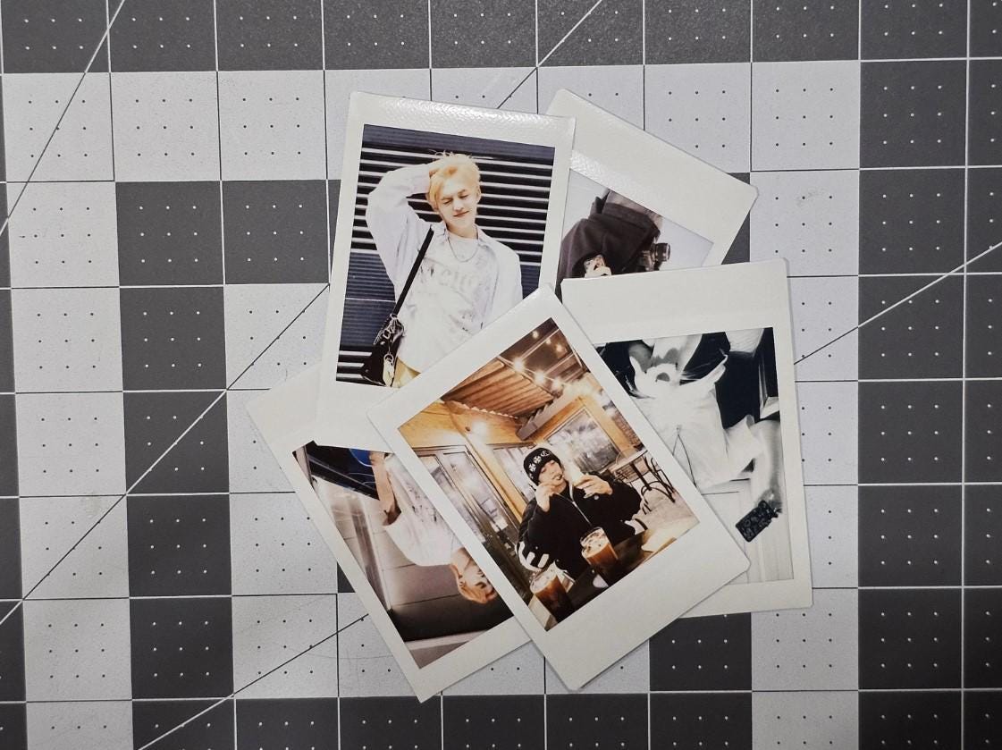 セブチ　ミンギュ　一直娯　ヨントン　チェキ　ポラロイド SEVENTEEN MINGYU FOLLOW TO JAPAN Instant photo sticker card