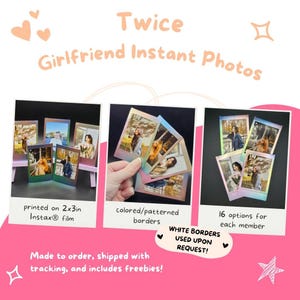 Twice Girlfriend Material Instant Photos