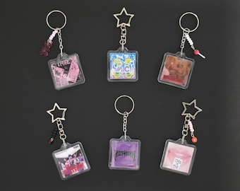 Kpop Girl Group Album Cover Keychains